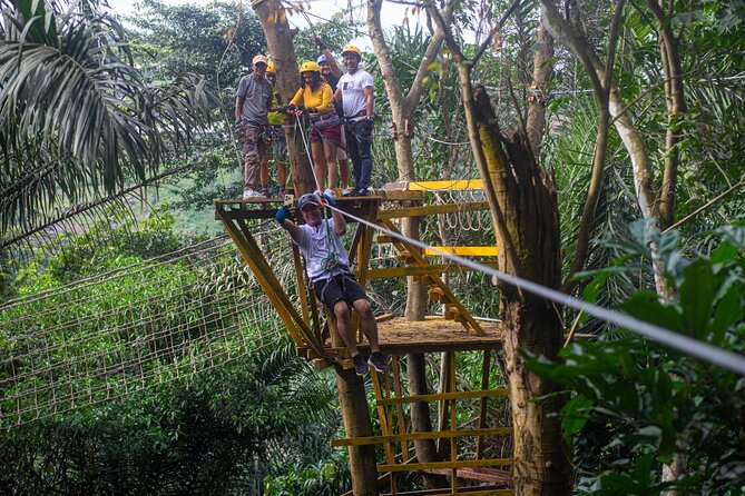 Aburi, Ghana Private Zipline and Adventure Experience - Getting suited up and ready for the course