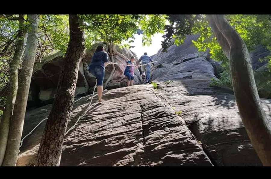 Accra: Shai Hills and Volta River Cruise Day Trip with Lunch - Rock climbing and hiking on the rocky formations