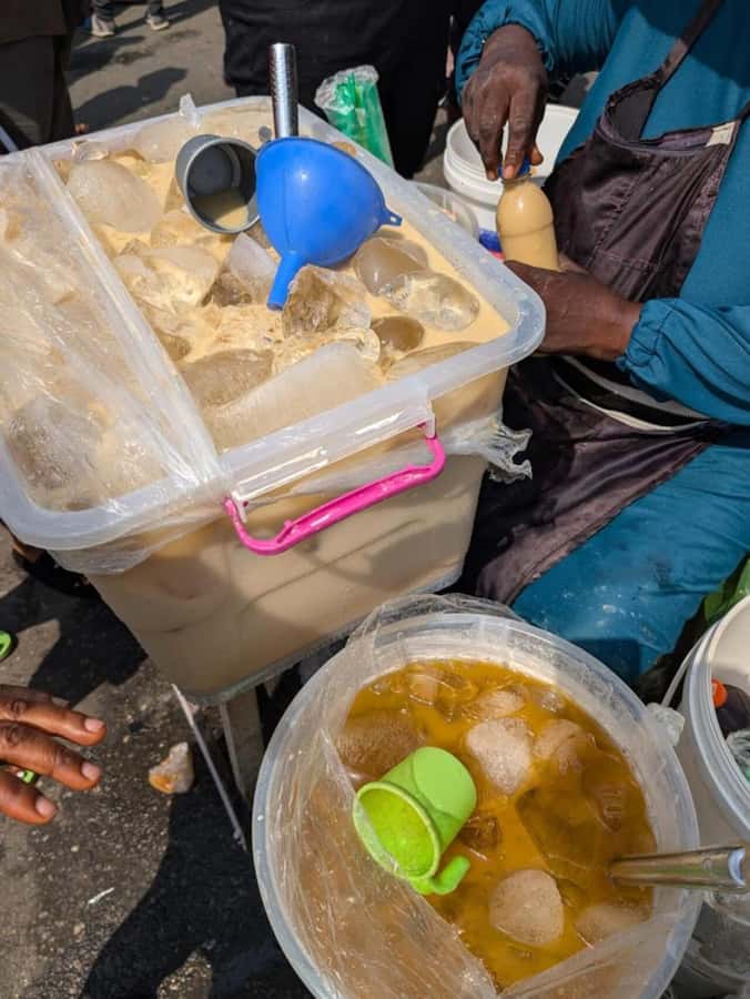 Accra Street Food Tour: Osu Night Market Tour Experience - Osu after sunset