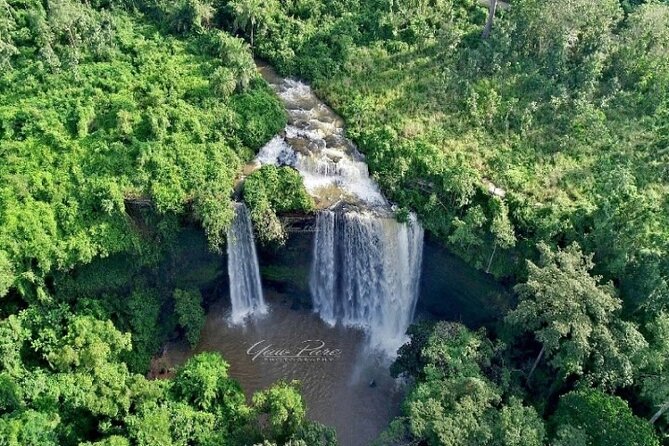 Boti Falls, Umbrella Rock, Aburi Gardens & Cocoa Farm Day Tour - Boti Falls and the River Pawnpawn