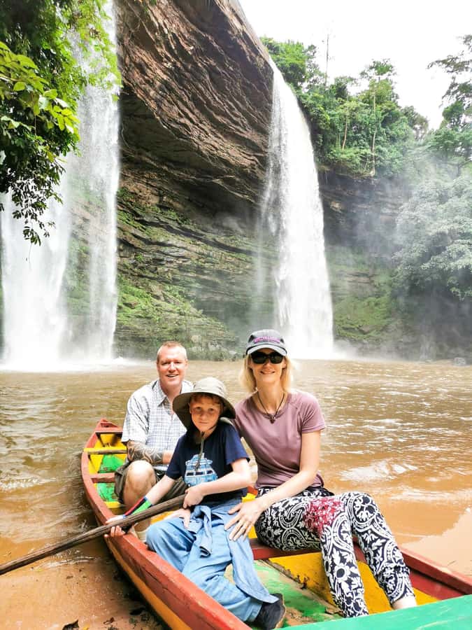 Boti Falls, Umbrella Rock, Aburi Gardens & Cocoa Farm Tour - Guides, transport, and service