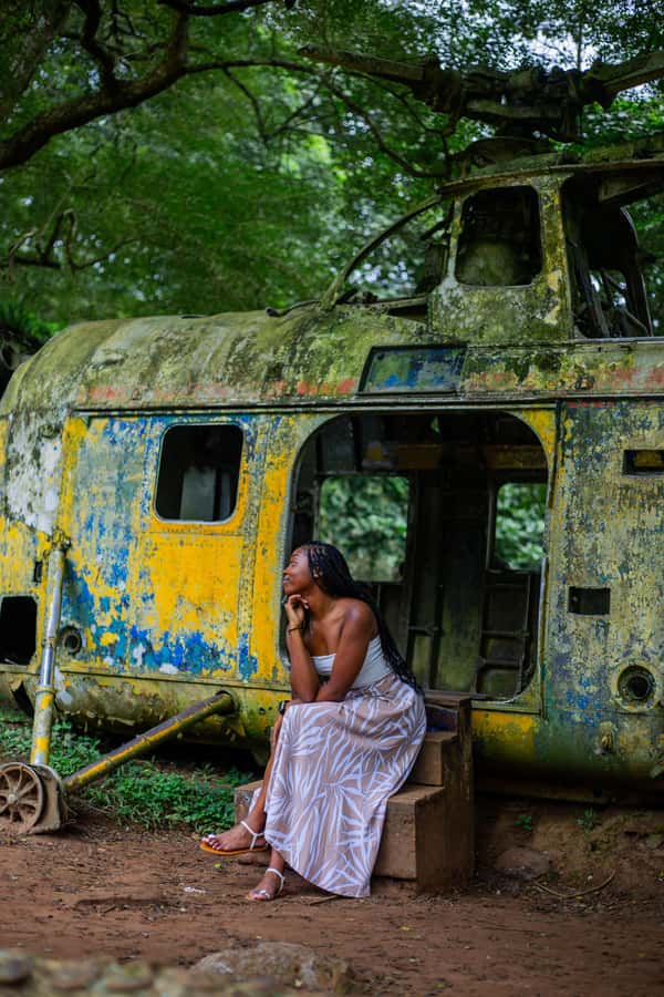 Experience Boti Twin Waterfalls, Umbrella Rock, 3H-Palm Tree - Aburi Botanical Gardens and the 80-minute opening stop