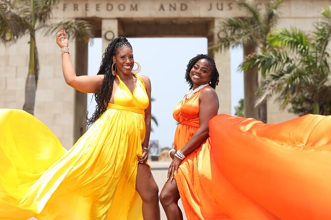 Luxury Flying Dress Photoshoot in Accra - Key Points Before You Book