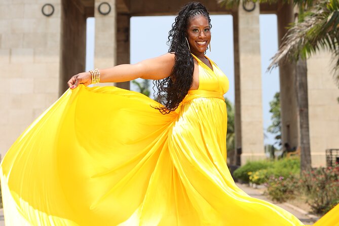 Luxury Flying Dress Photoshoot in Accra - Who Will Enjoy This Most?