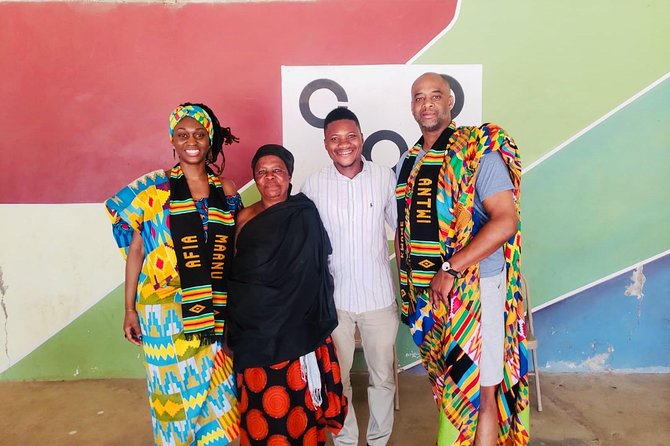 Traditional naming ceremony For African Diasporas in Kumasi - Arriving in Adanwomase for the naming ceremony