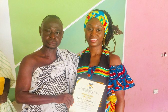 Traditional naming ceremony For African Diasporas in Kumasi - Meeting the Adanwomase community and Royal Family